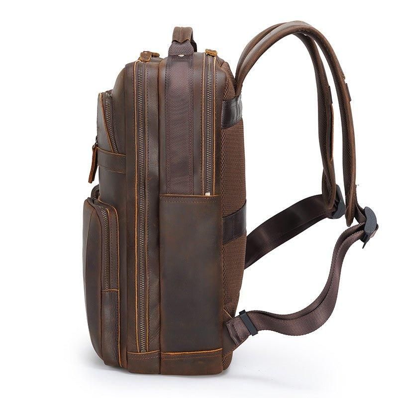 15.6 Tommer Computer Leather Backpack College 17