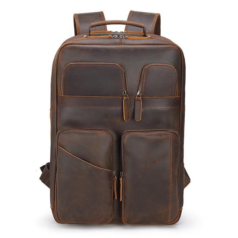 15.6 Tommer Computer Leather Backpack College 17