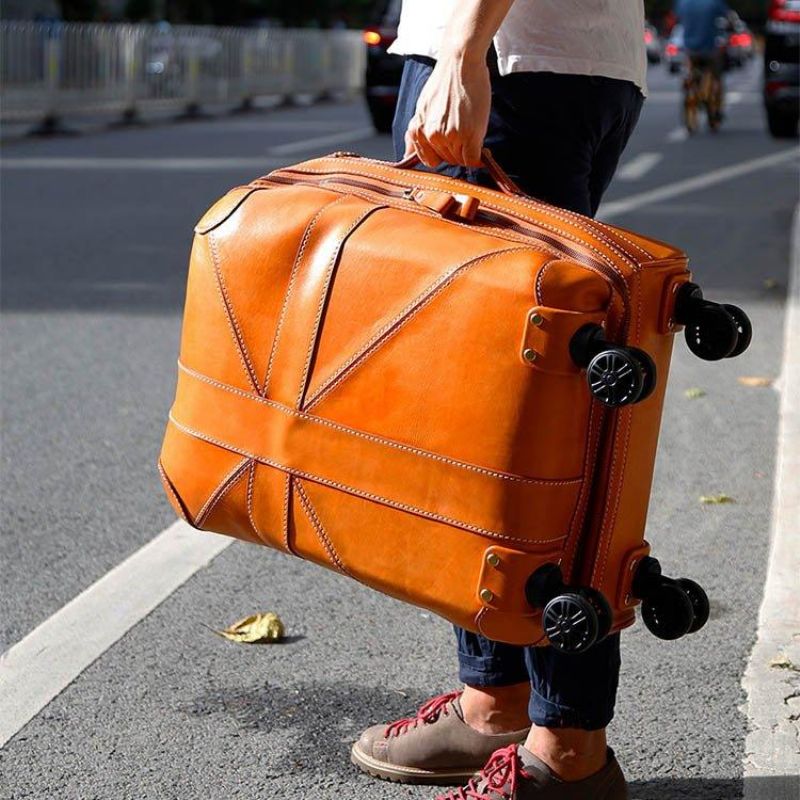 20 Tommers Kuskinn Vintage Koffert Bagasje