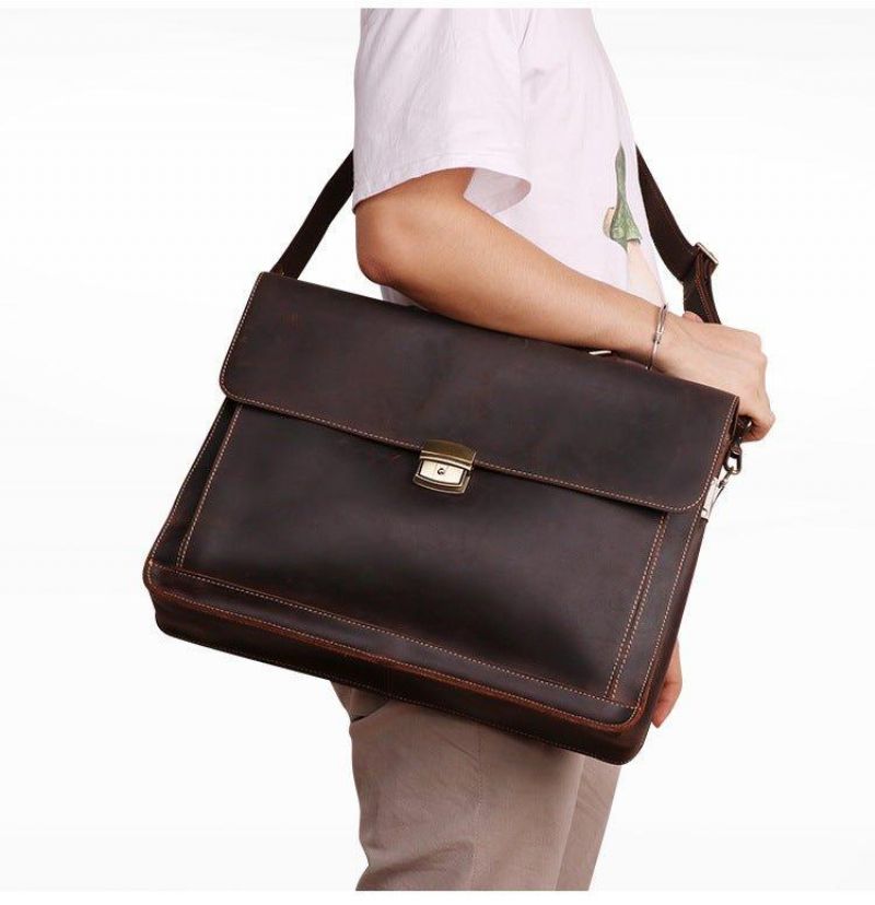 Business Satchel Koffert For Bærbar Pc 15"