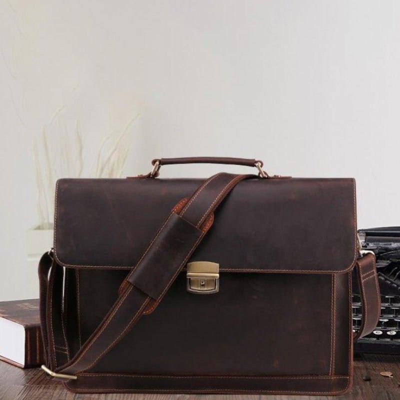 Business Satchel Koffert For Bærbar Pc 15"