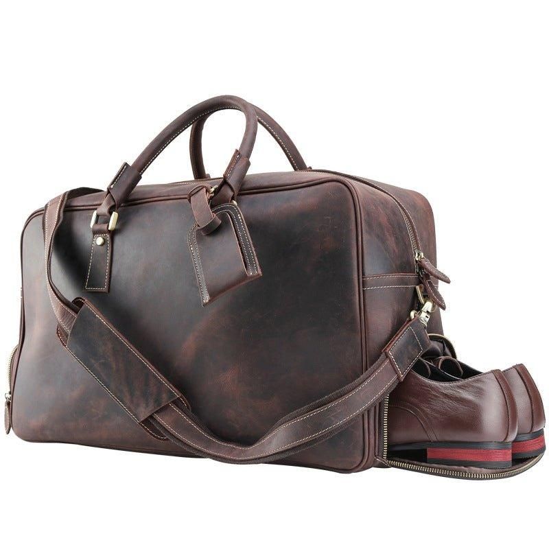 Crazy Horse Leather Weekend Bag Skorom