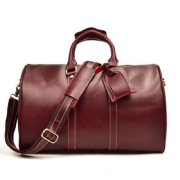 Crazy Horse Vintage Duffel Bag I Ekte Skinn