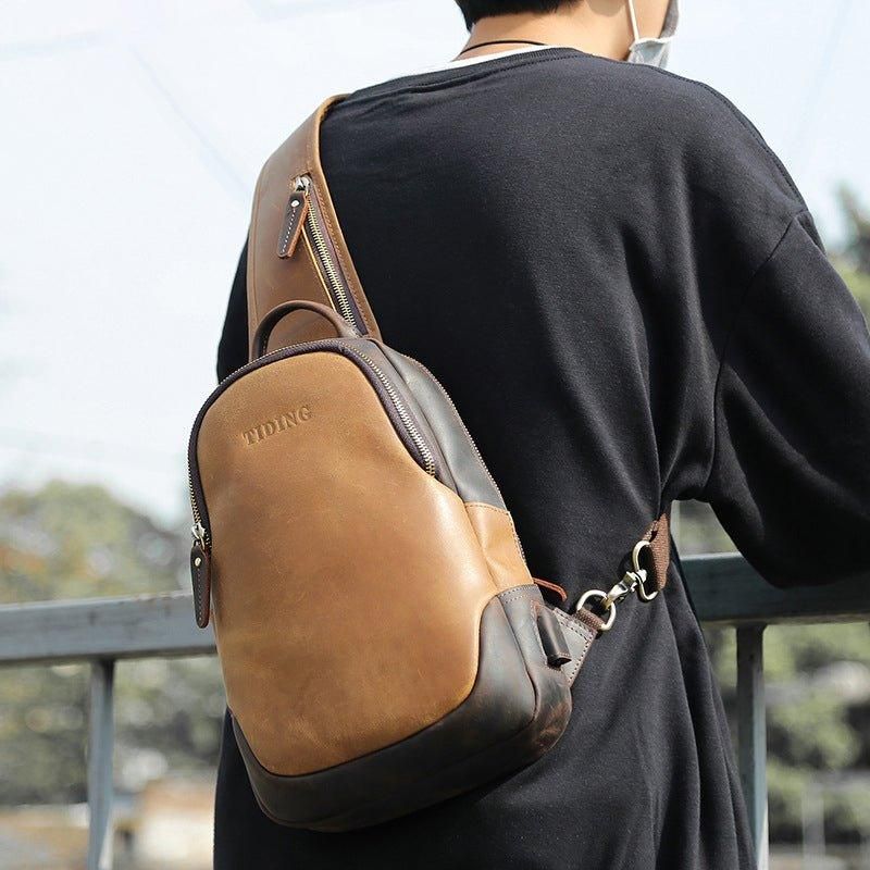 Crossbody Skinnpakke For Menn