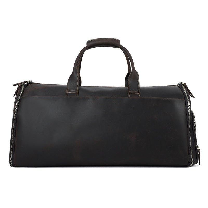 Garment Bag Duffel I Skinn Med Skorom