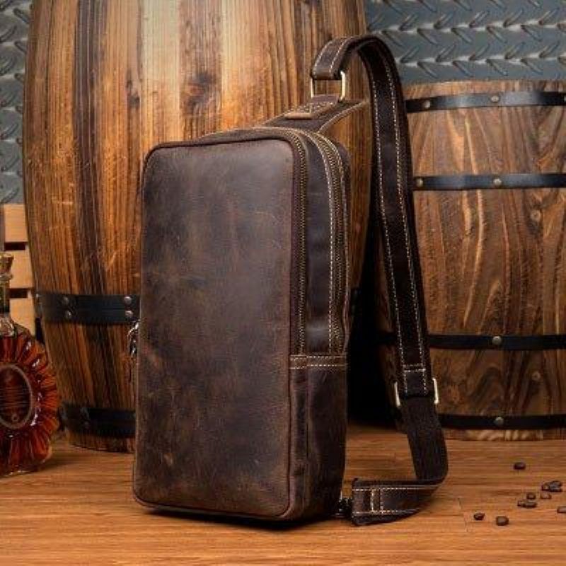 Herre Leather Sling Backpack Large