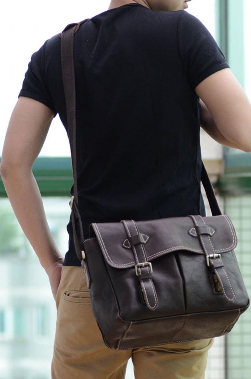 Kamera Messenger Bag Skinn