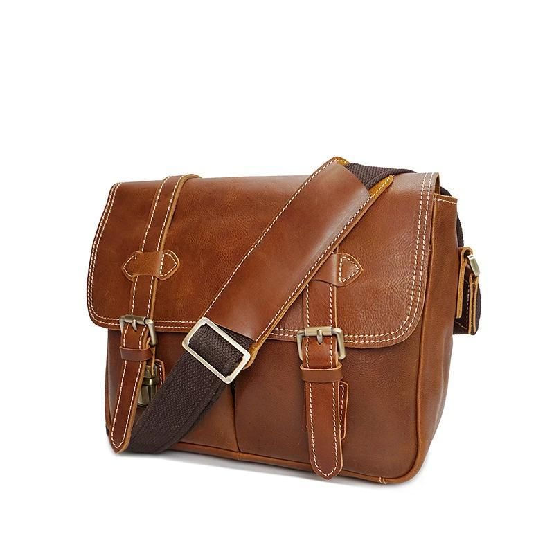 Kamera Messenger Bag Skinn