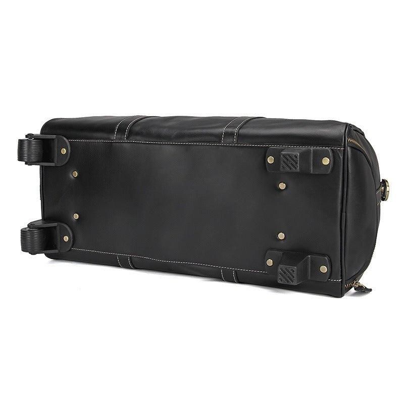 Leather Rolling Duffle Bag 20 Tommer