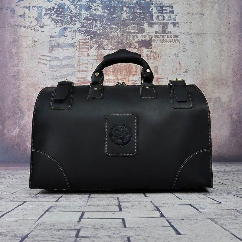 Leather Weekend Duffle Bag Herre