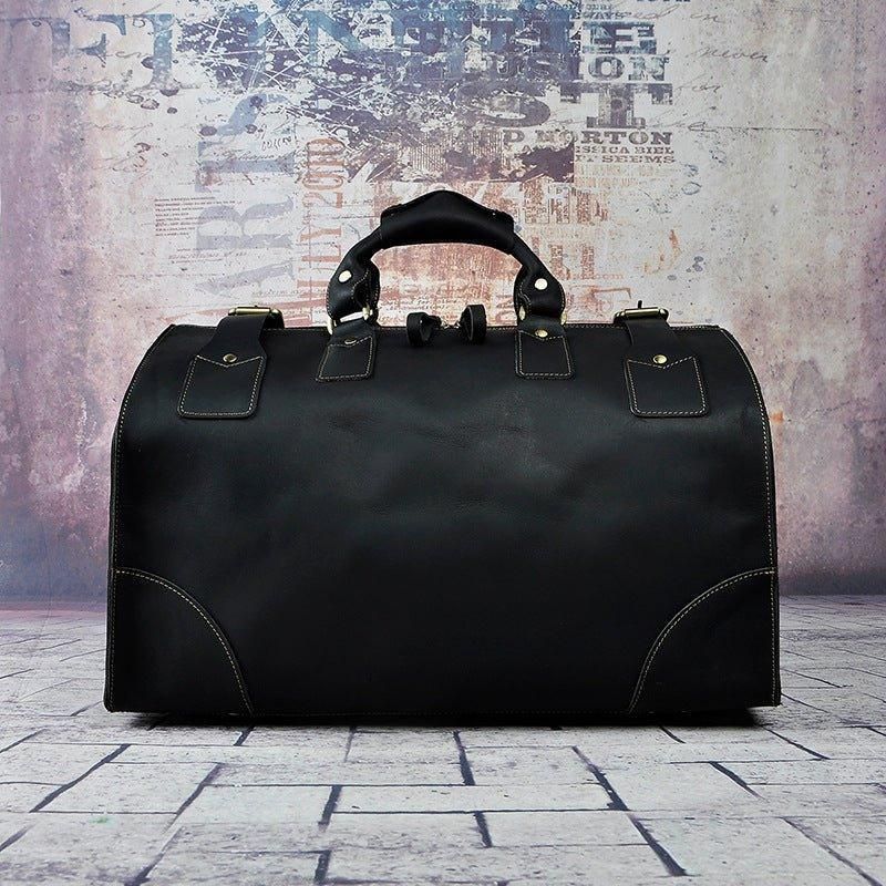 Leather Weekend Duffle Bag Herre