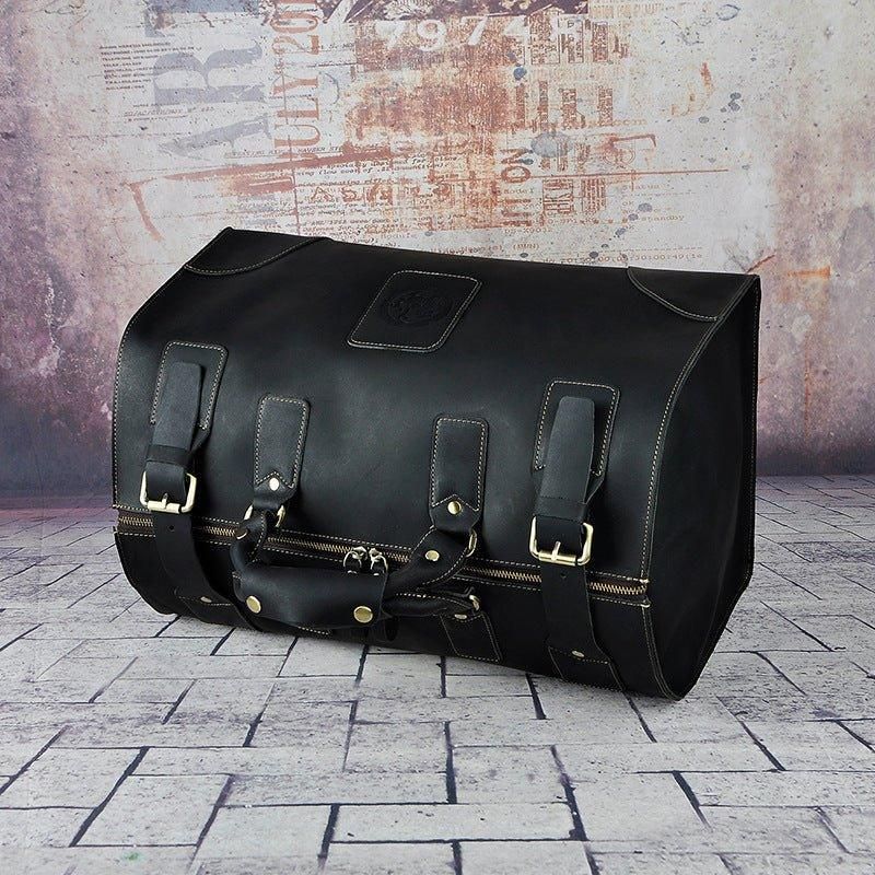 Leather Weekend Duffle Bag Herre