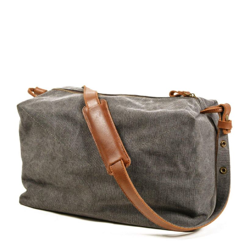 Lerret Crossbody Messenger Bag Herre