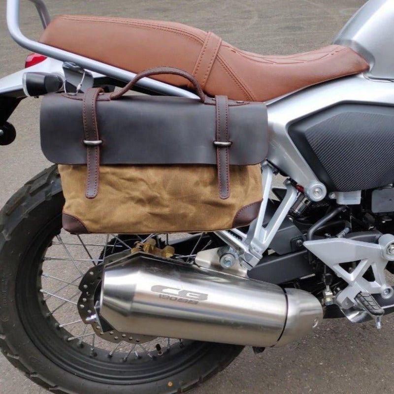 Retro Canvas Messenger Bag Koffert Motorsykkelvesker