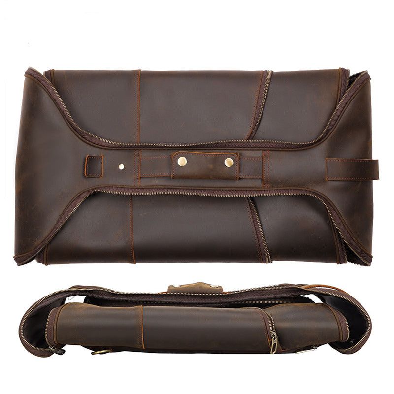 Skinn Cabriolet Ryggsekk Duffle Bag For Reise