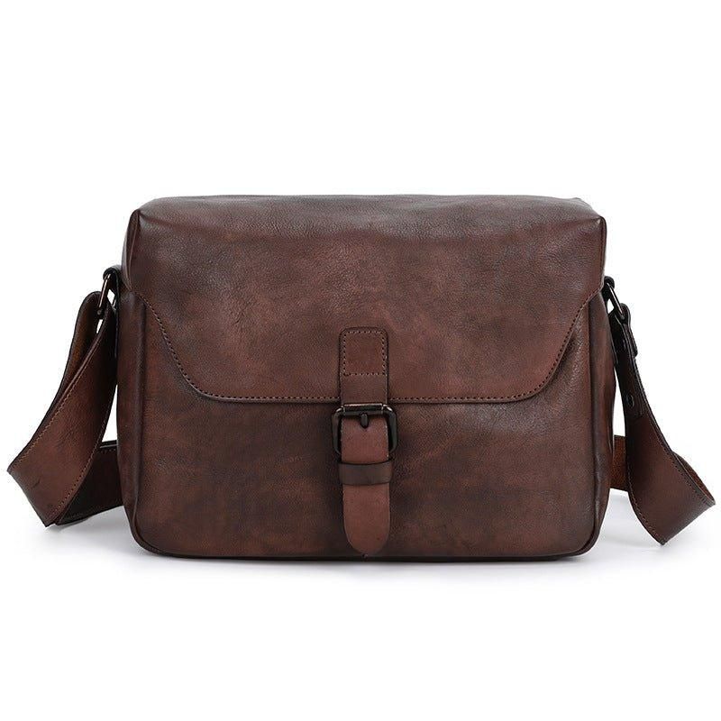 Skinnkameraveske Crossbody