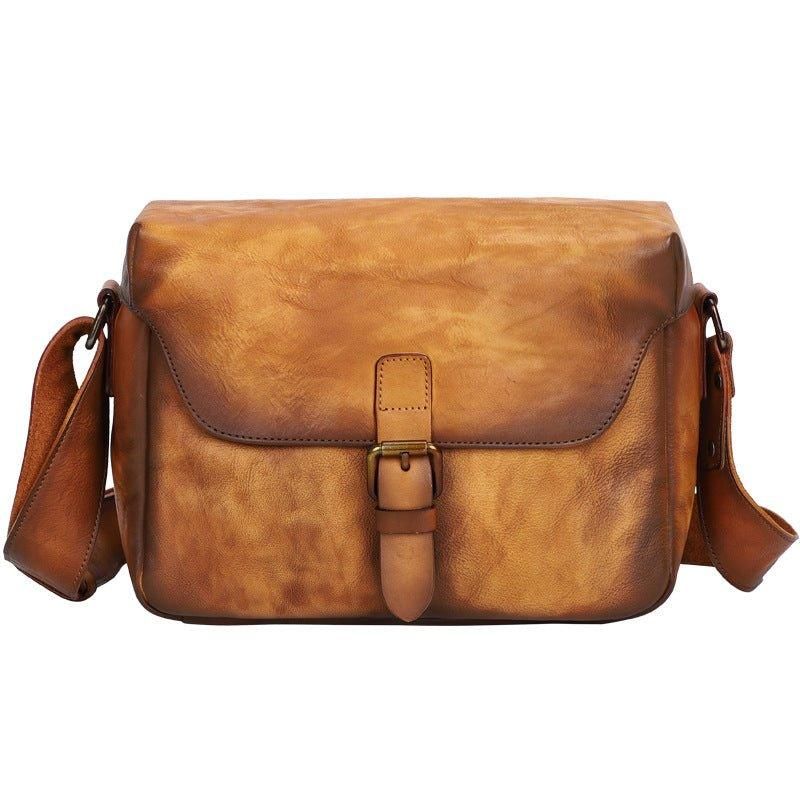 Skinnkameraveske Crossbody