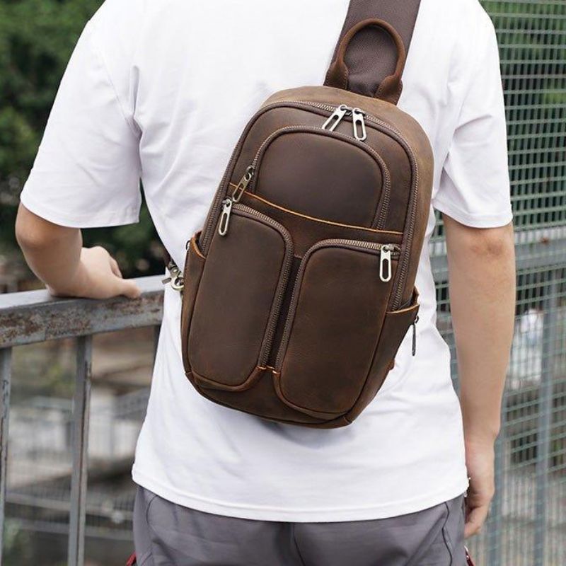 Skulder Skinn Bryst Pack Bags