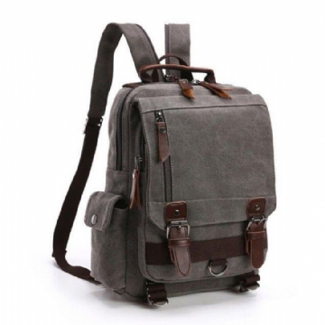 Vintage Canvas Messenger Sling Bag