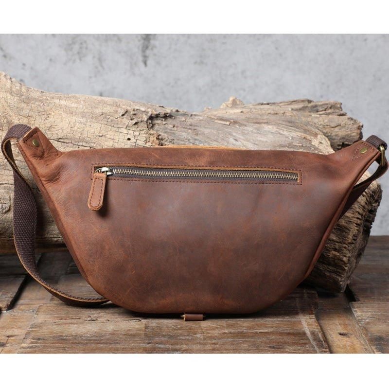 Vintage Cross Body Bag I Okseskinn