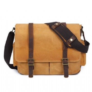 Vokset Lerret Dslr Kamera Messenger Bag