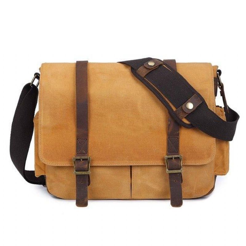 Vokset Lerret Dslr Kamera Messenger Bag