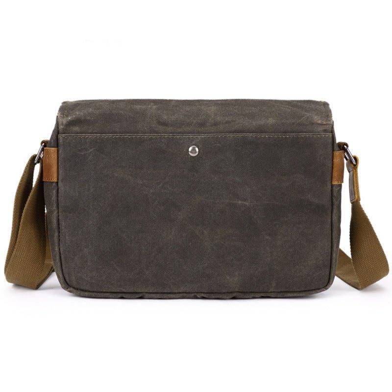 Vokset Lerret Kamera Messenger Bag Herre Dame