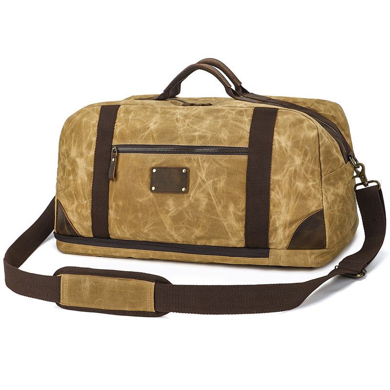 Vokset Lerret Weekender Duffle Bag Ryggsekk