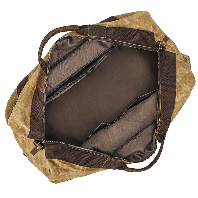 Vokset Lerret Weekender Duffle Bag Ryggsekk