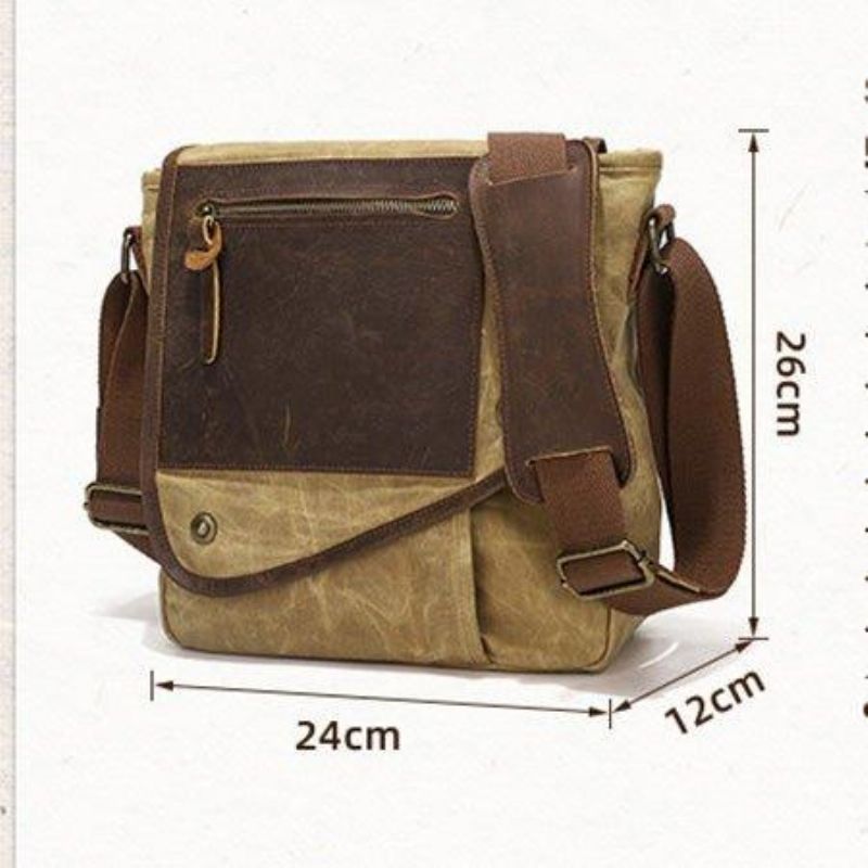 Vokset Lerrets Messenger Bag Liten