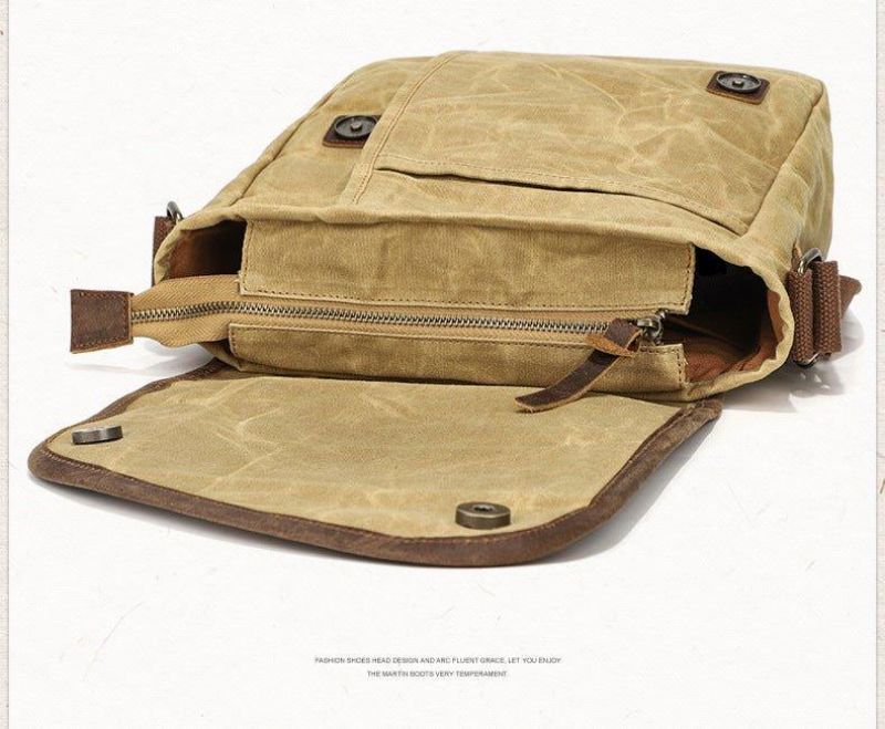 Vokset Lerrets Messenger Bag Liten